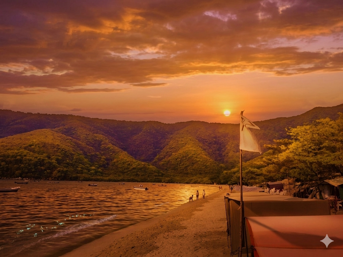 Atardecer en Bahía Concha
